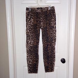 Ashley Mason Cargo Skinny Leopard Print Pants Sz. 13/31